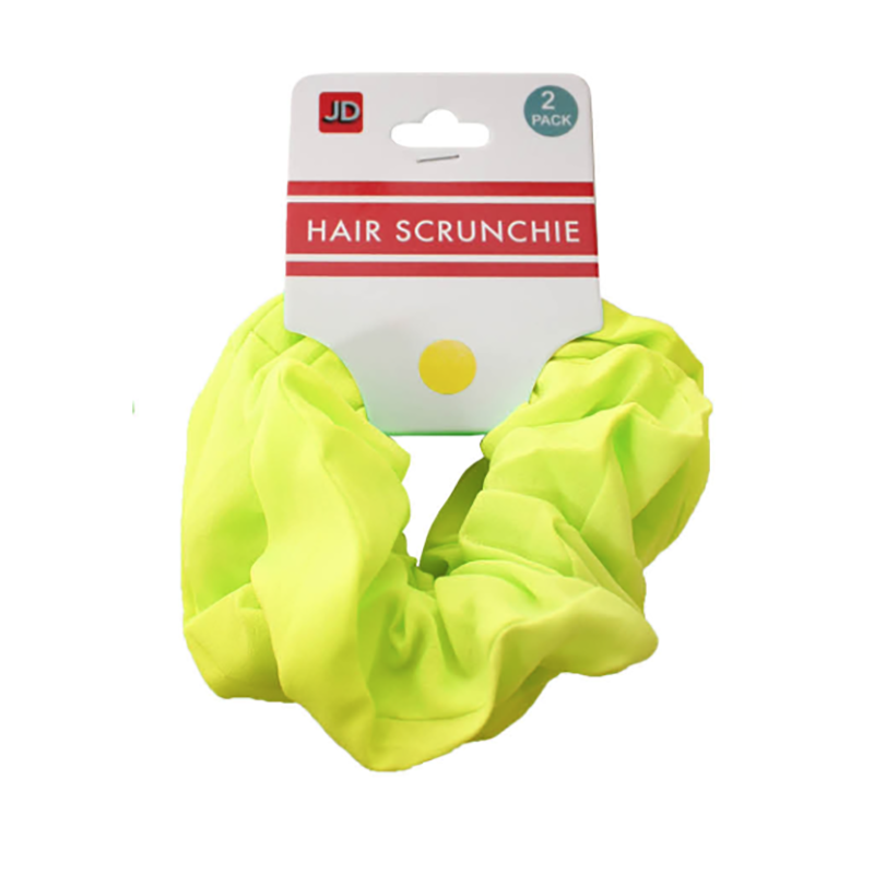 Hair Scrunchie - Fluro Yellow