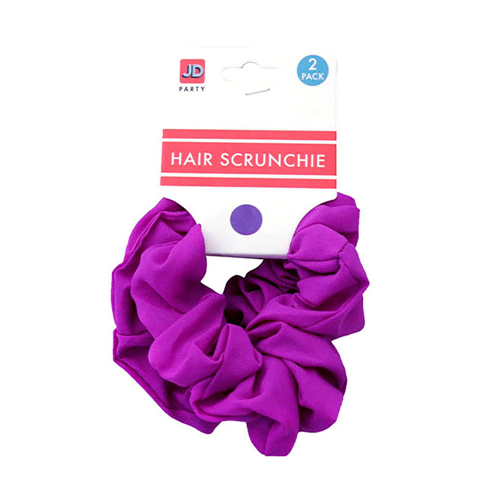 Hair Scrunchie Fluro Purple
