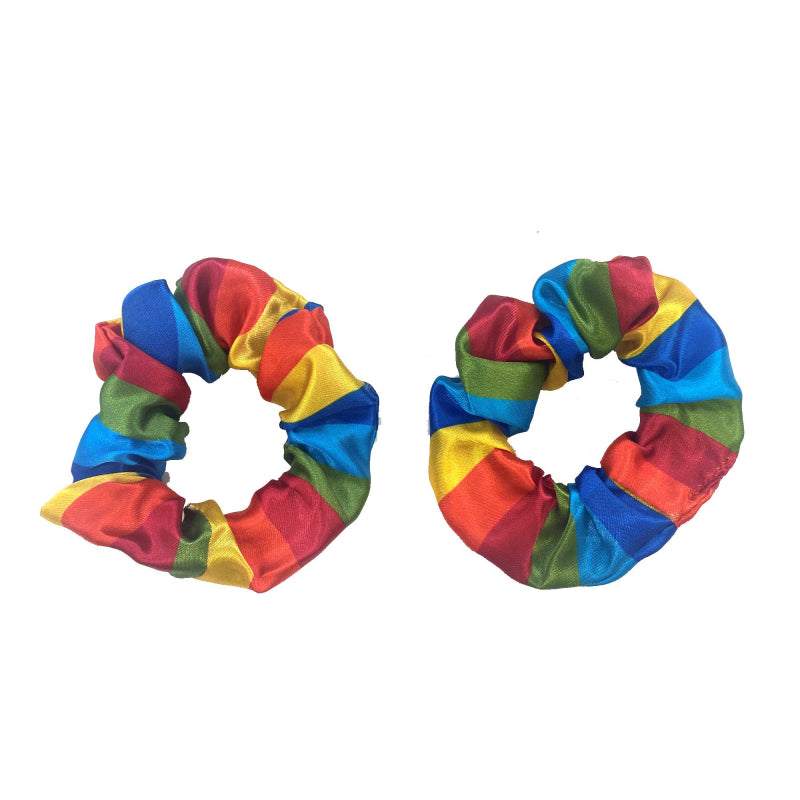 Hair Scrunchies - Rainbow