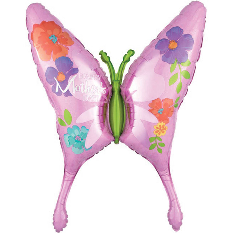 Supershape Happy Mother's Day Butterfly Balloon