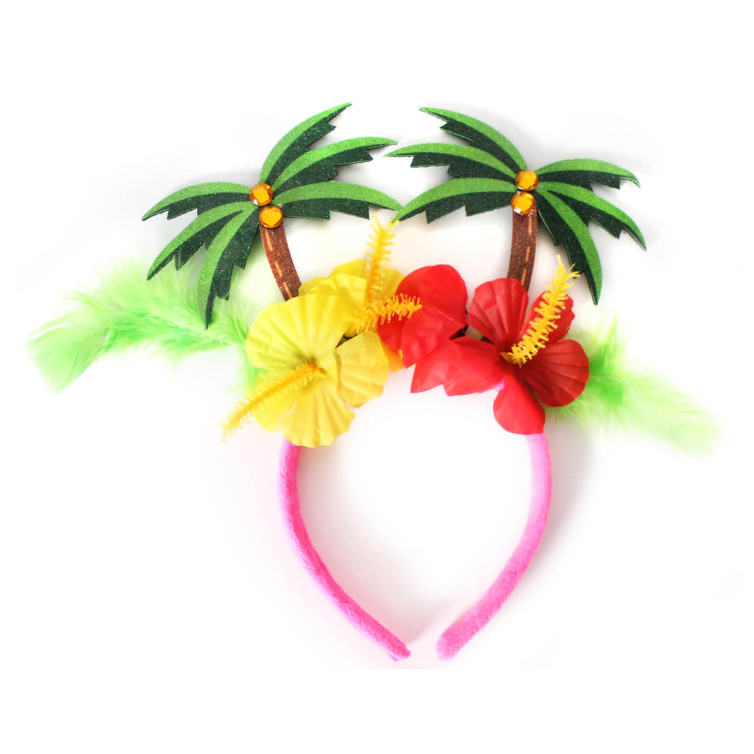 Hawaiian Palm Tree and Flower Hairband