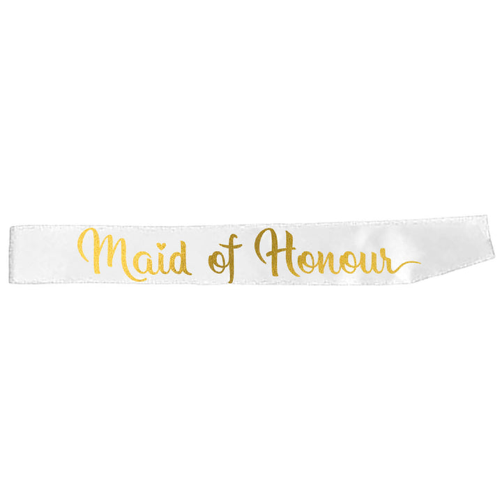 Hen's Party Guest Sash - White