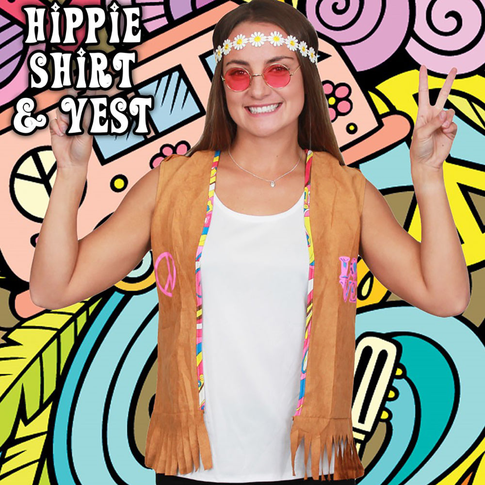 Ladies Hippie Shirt & Vest