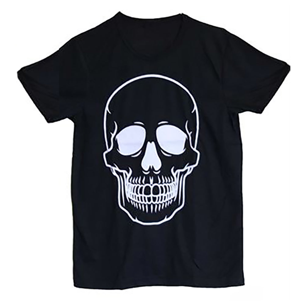 Womens Black Skull T-Shirt