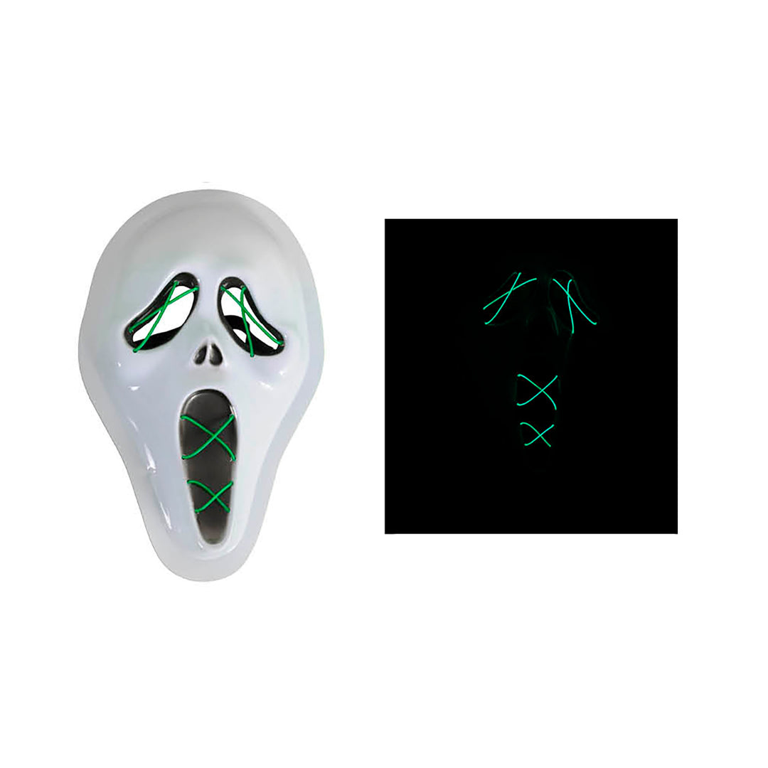 Light Up Screaming Ghost Mask
