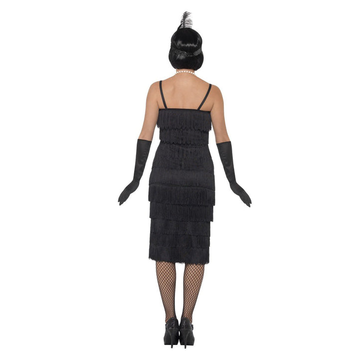 Long Black Flapper Costume