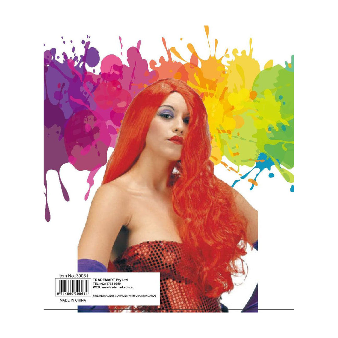 Long Red Jessica Rabbit Wig