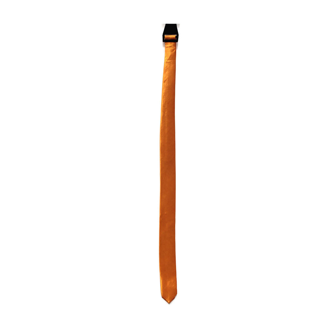Long Slim Tie Orange