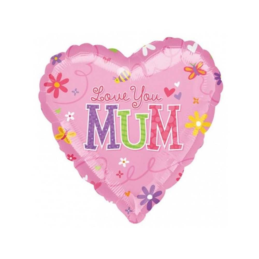 Love You Mum Foil Balloon