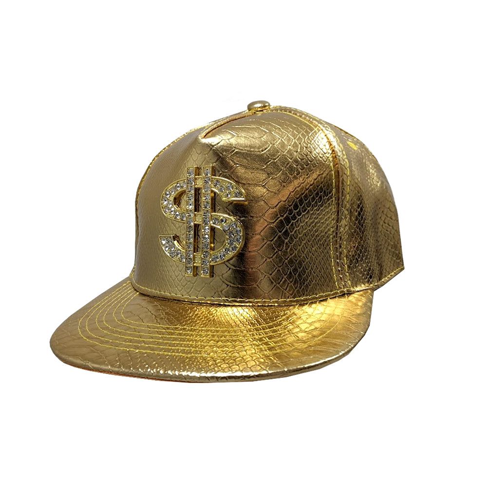 Gold Rapper Hat