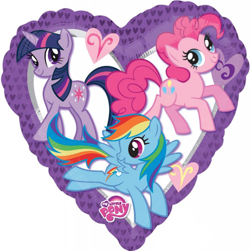 My Little Pony Love Heart Foil Balloon