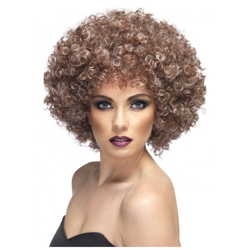 Natural Brown Afro Wig