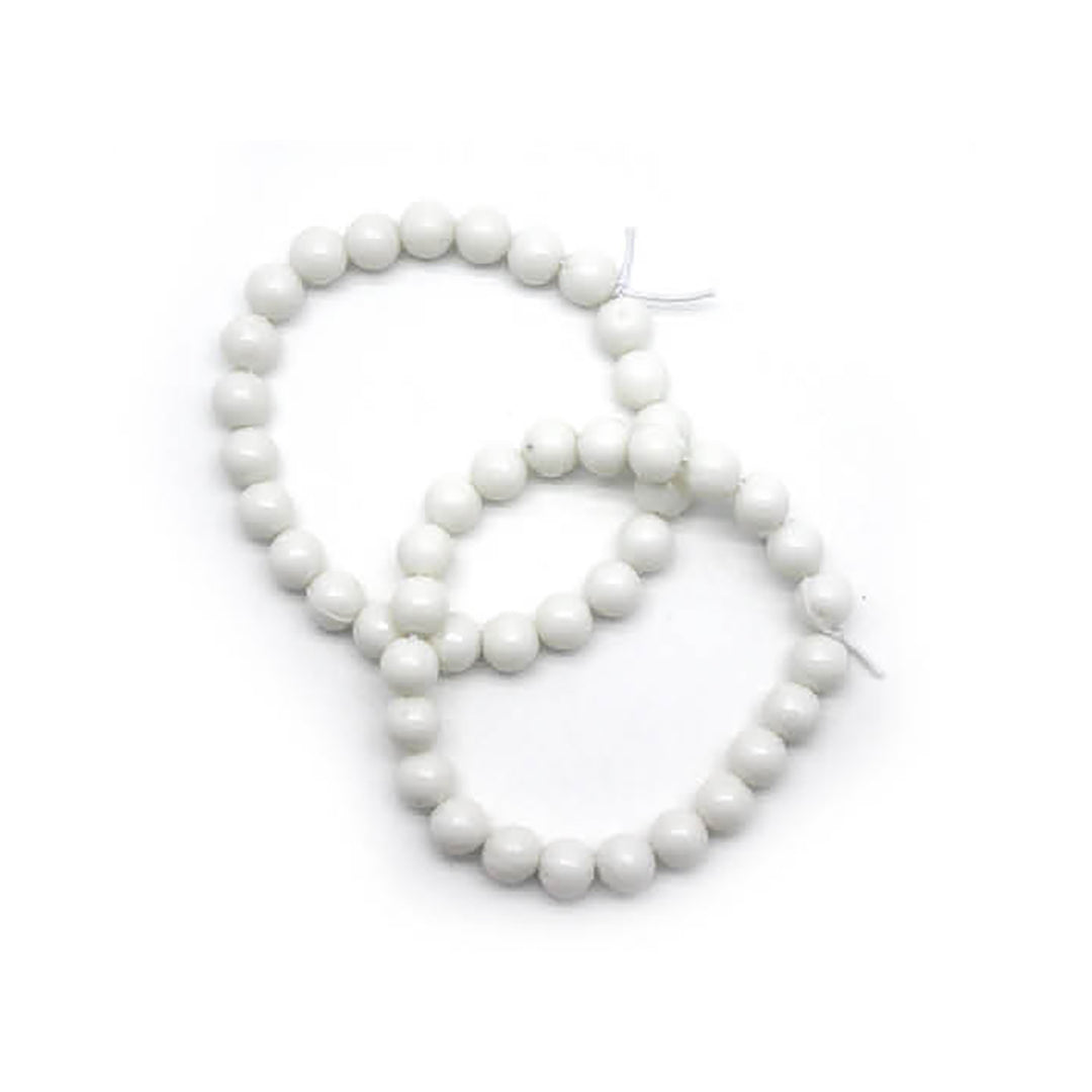 Beaded Bracelet White