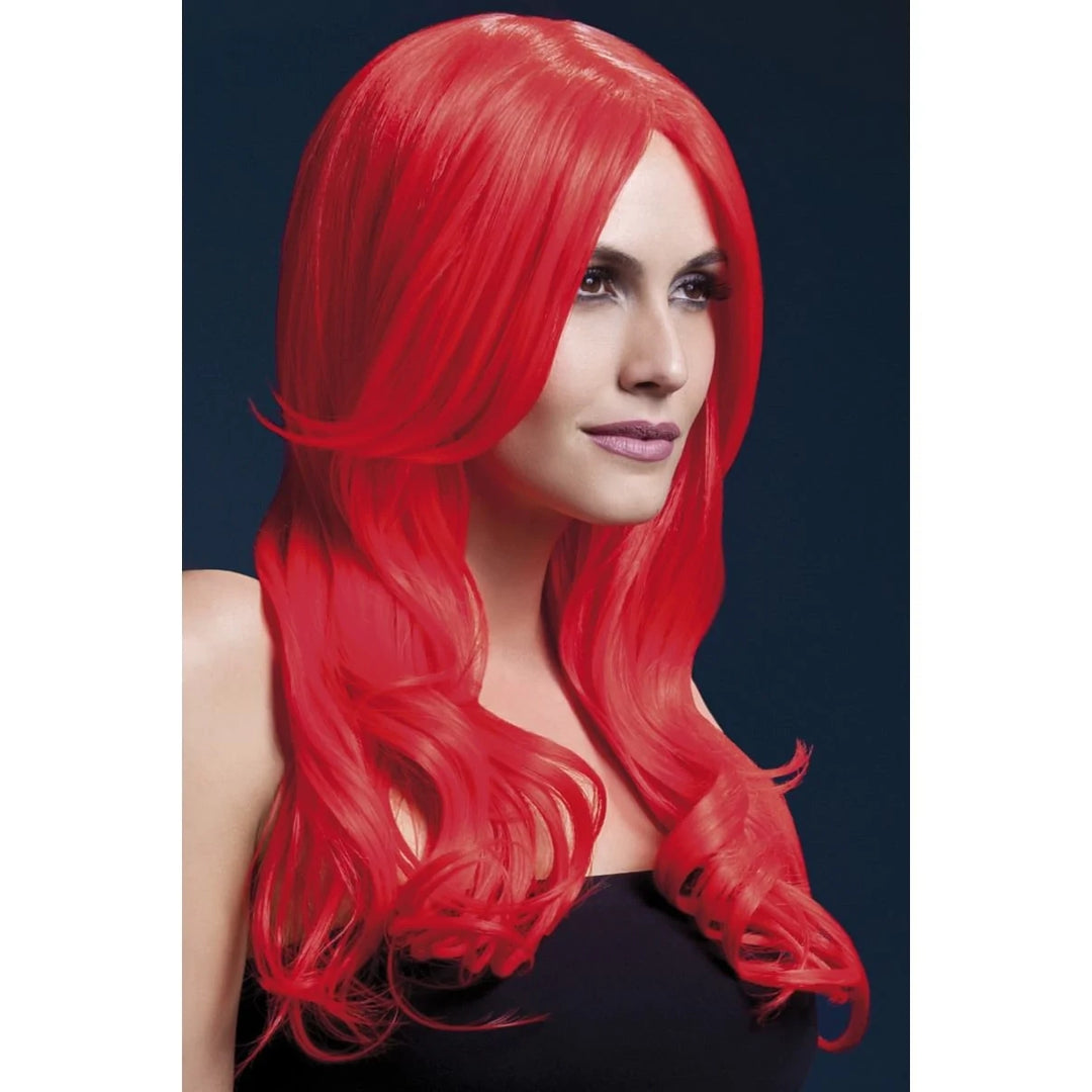 Neon Red Fever Khloe Wig