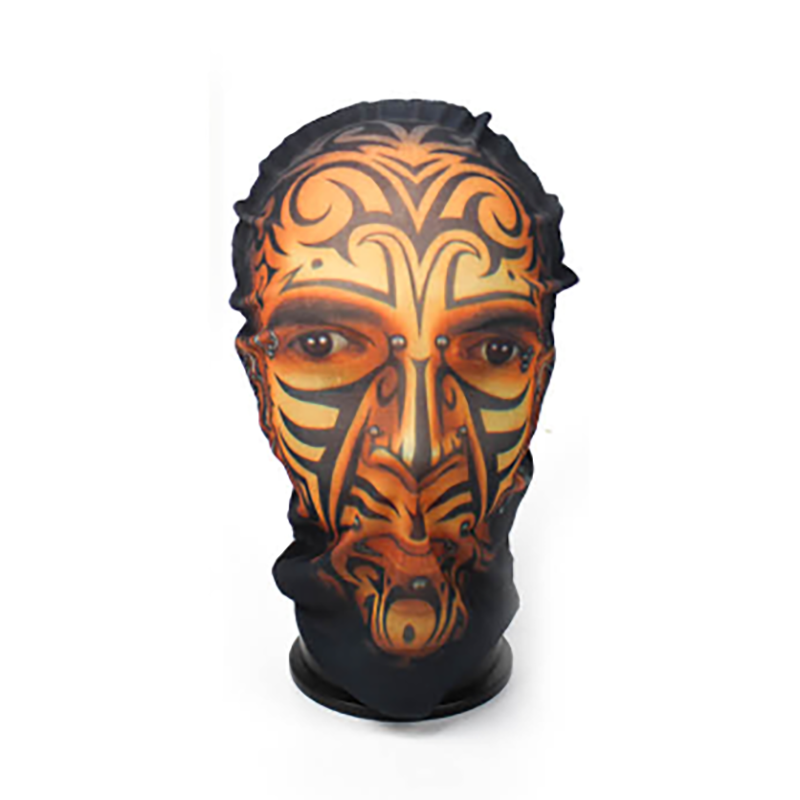Printed Face Mask - Tattoo Man