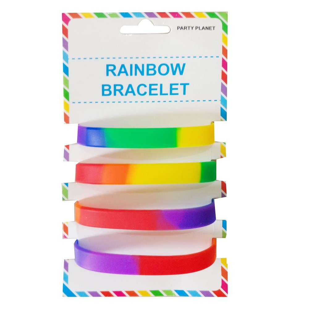 Rainbow Pride Bracelet 4 pack