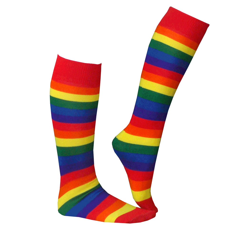 Rainbow Striped Long Socks