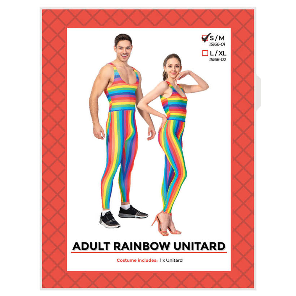 Rainbow Stripe Unitard