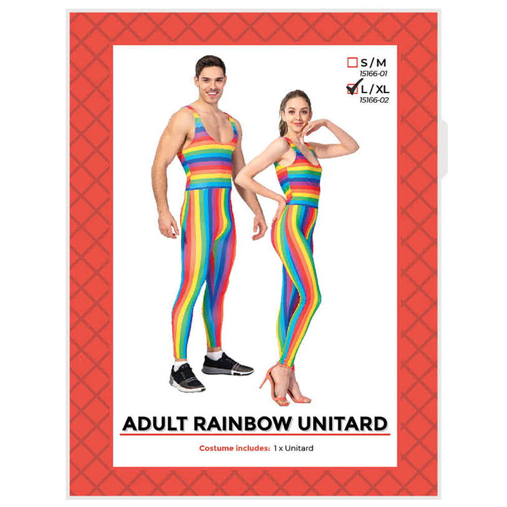 Rainbow Stripe Unitard