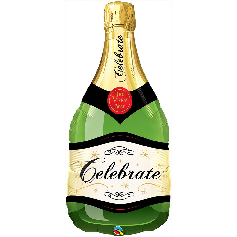 Celebrate Bubbly Wine Bottle Shape Foil Balloon