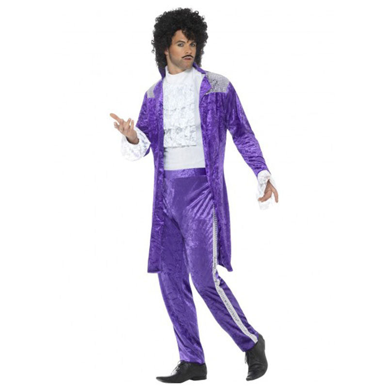 80s Purple Musician Costume
