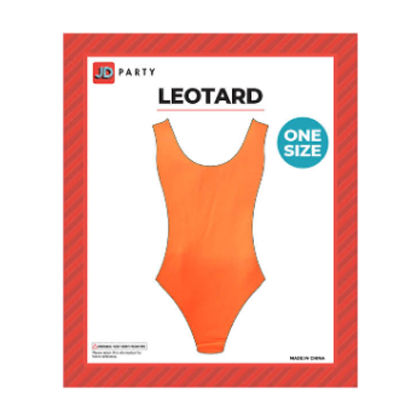 Aerobics Leotard - Orange