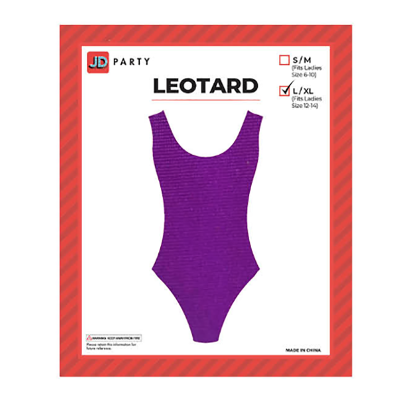 80s Leotard Purple