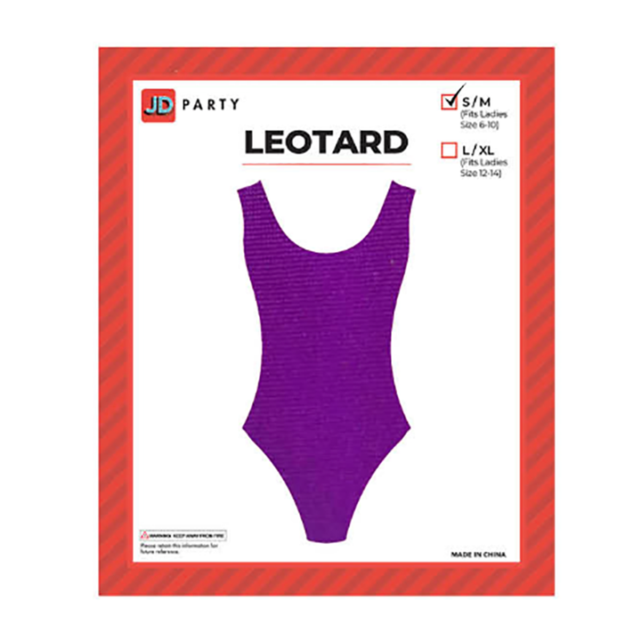 80s Leotard Purple