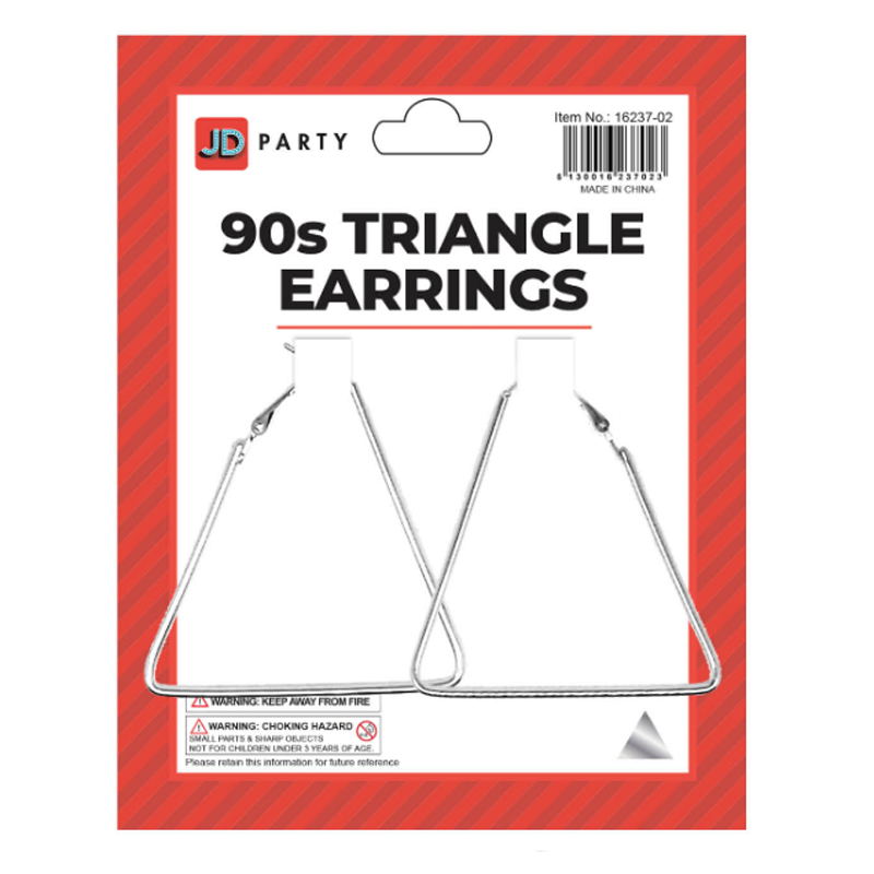 Triangle Earrings Silver