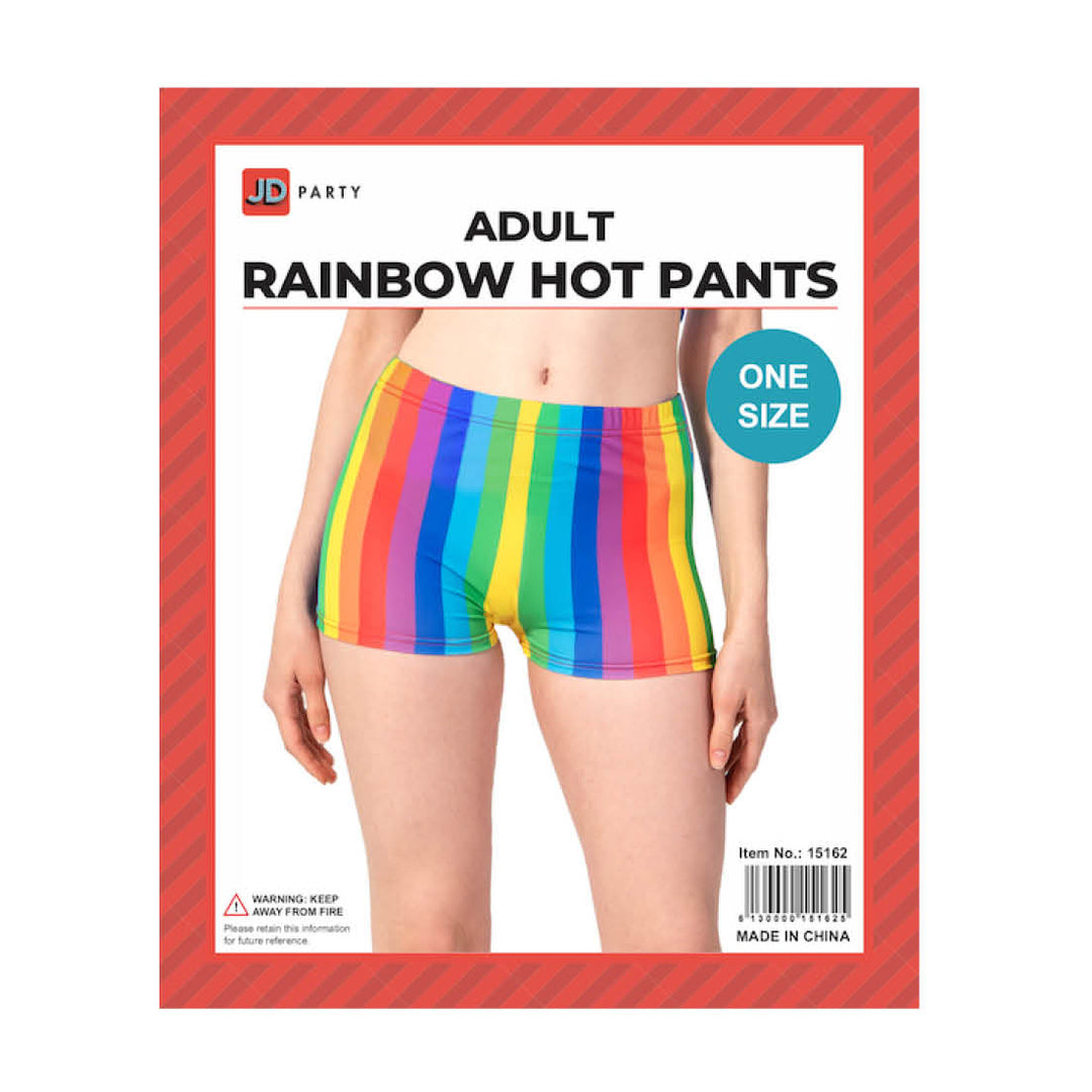 Adult Rainbow Hot Pants
