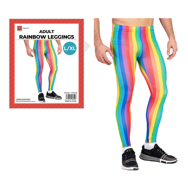 Adult rainbow leggings best sale