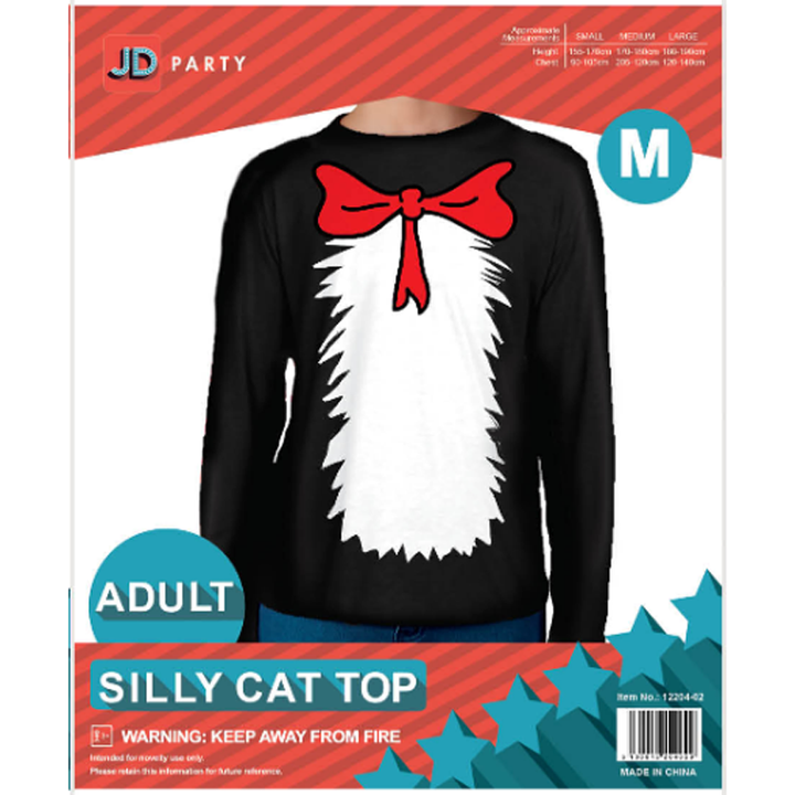 Cat In The Hat Top - Adult