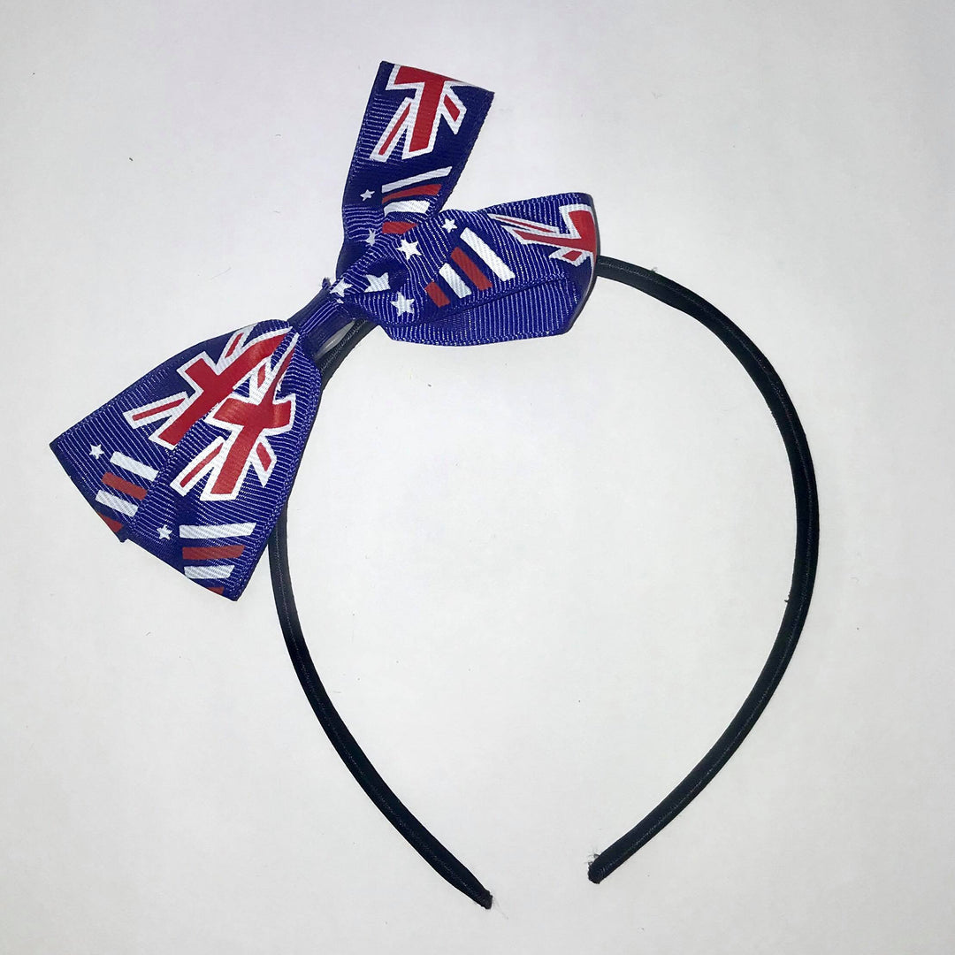 Australian Flag Bow Headband