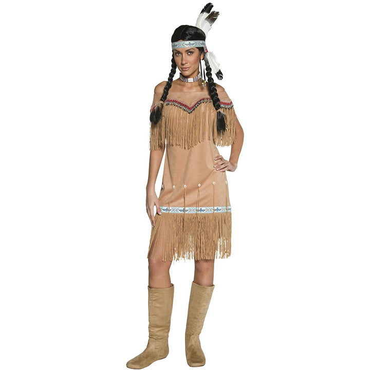 American Indian Lady Costume - Fringing