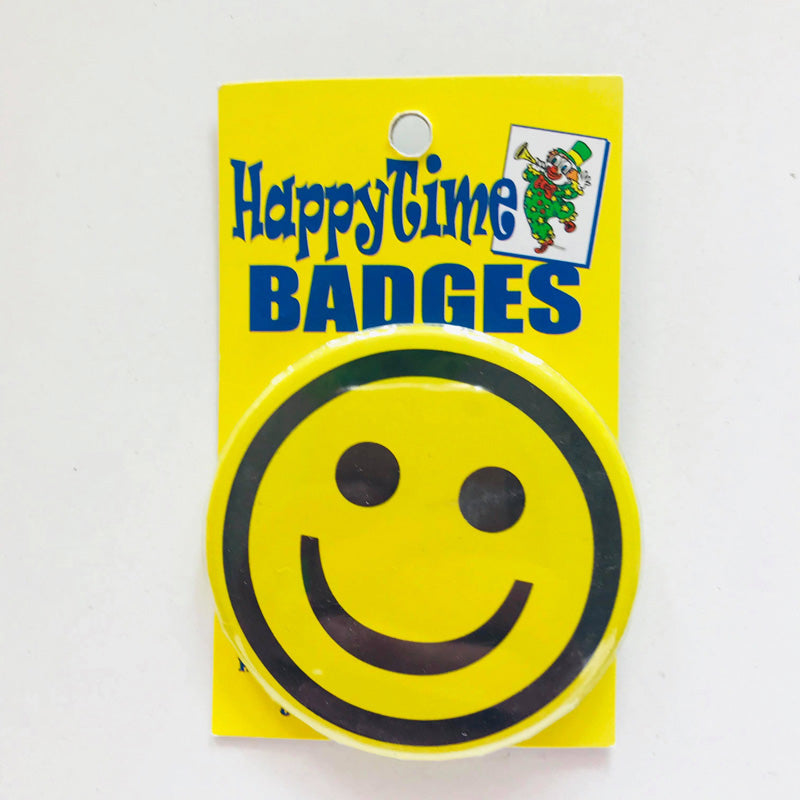 Badge Happy Face