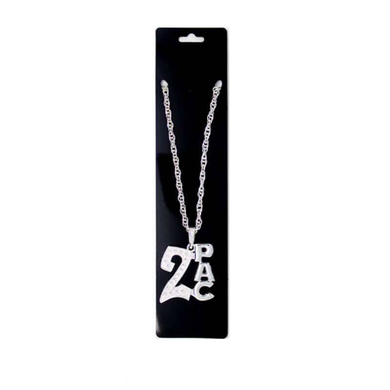 Silver 2Pac Necklace
