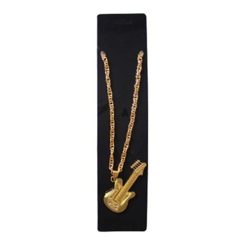 Gold Guitar Necklace