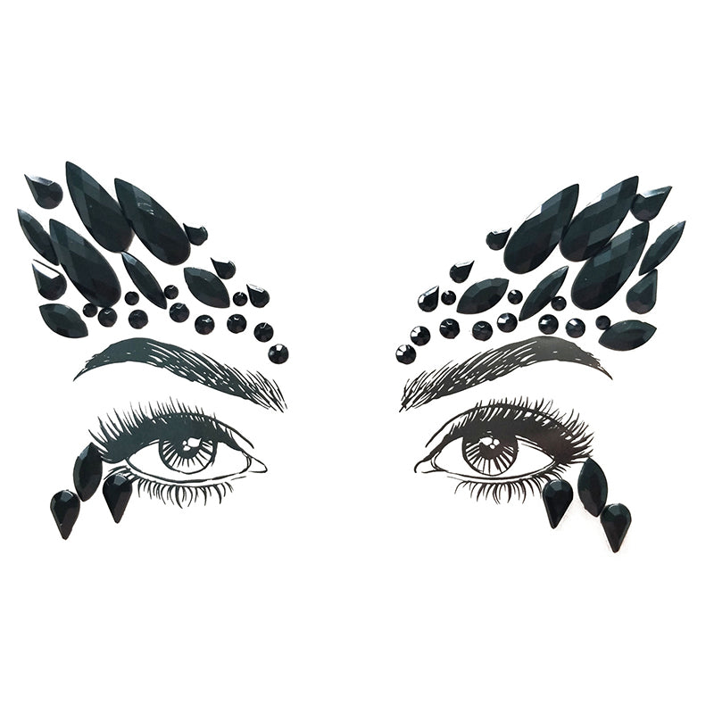 Face Jewels - Black Swan