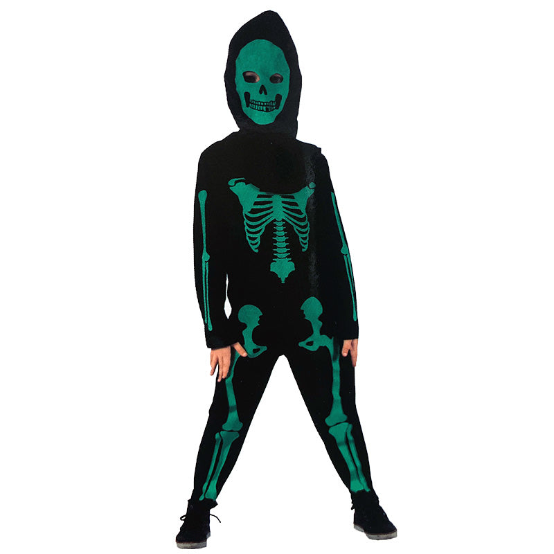 Boys Green Skeleton