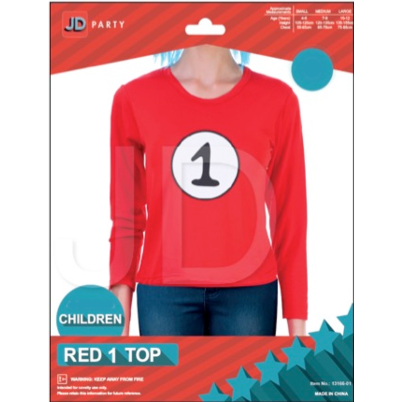 Child Thing 1 Red Top