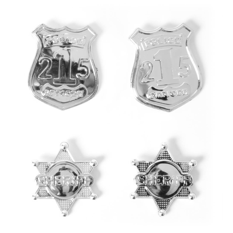 Deluxe Police Officer Badge Set