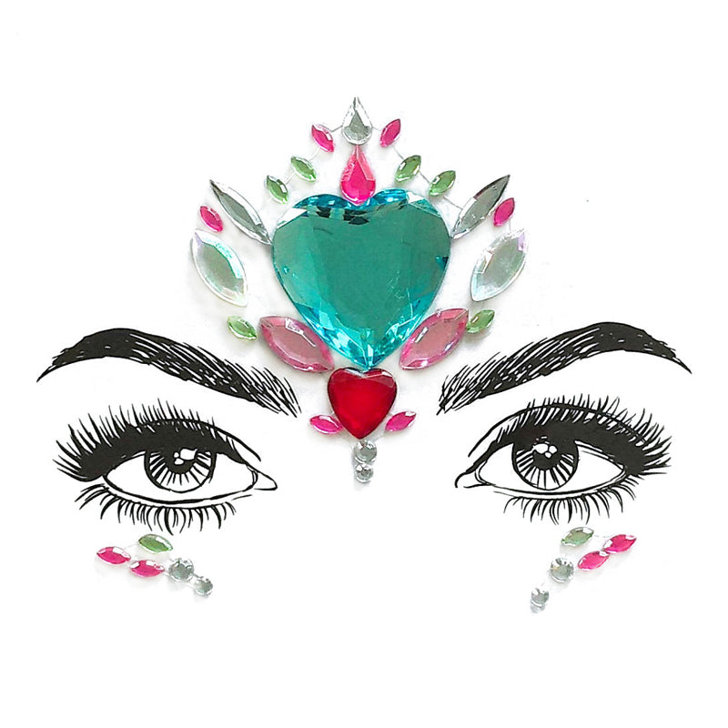 Face Jewels Sailor Scout