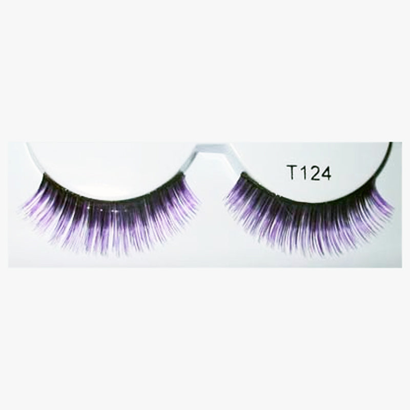 False Eyelashes Black/Purple