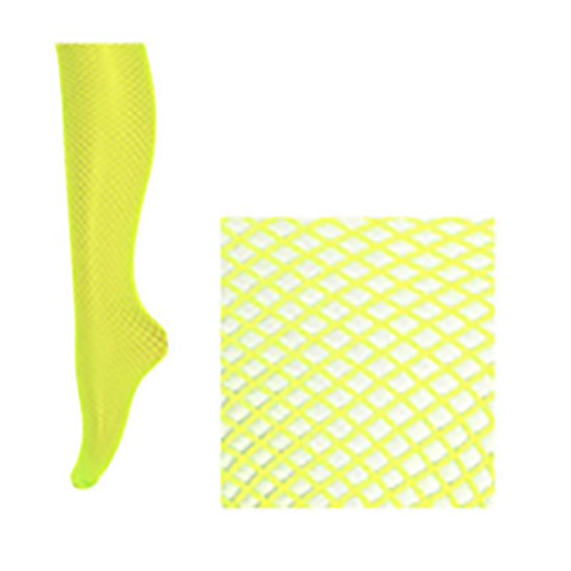 Fishnet Pantyhose Yellow