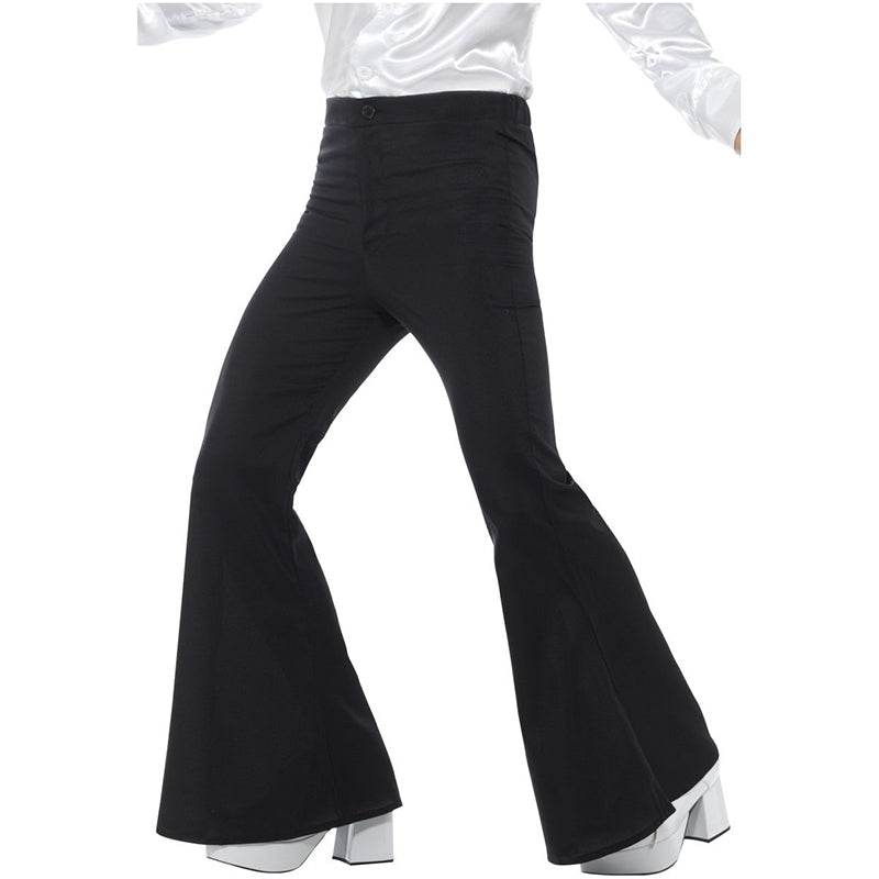 Flared Trousers Black Mens