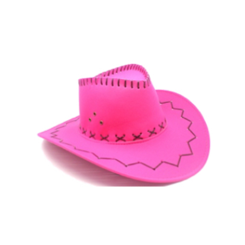 Hot Pink Fluro Cowboy Hat