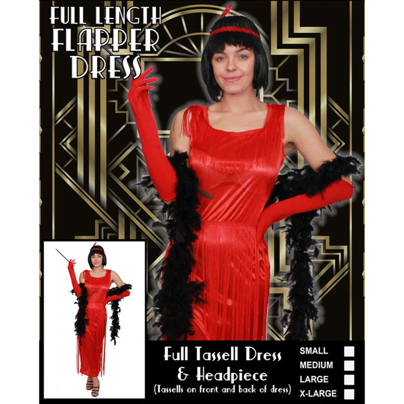 Full Length Red Flapper