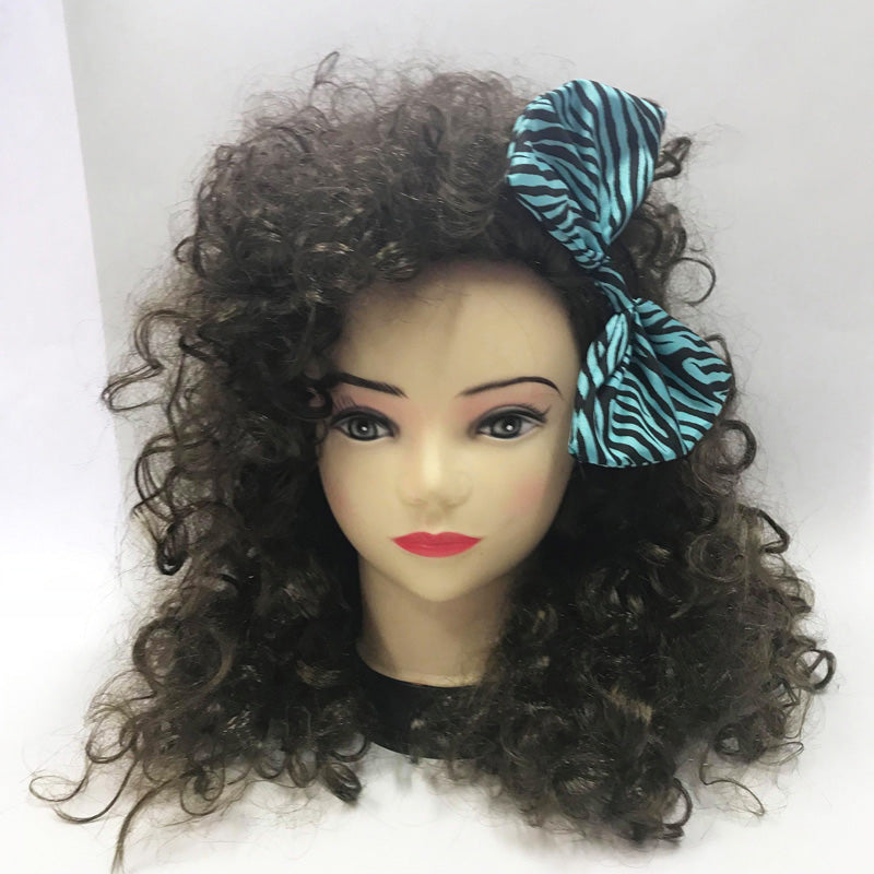 Hairbow Blue Black