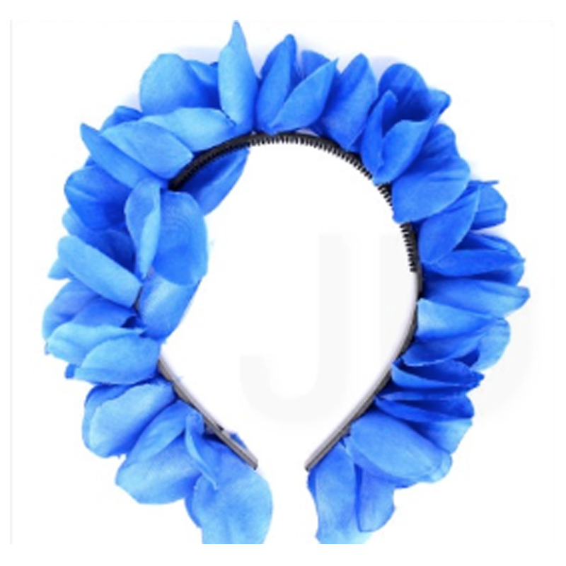 Hawaiian Flower Headband - Blue