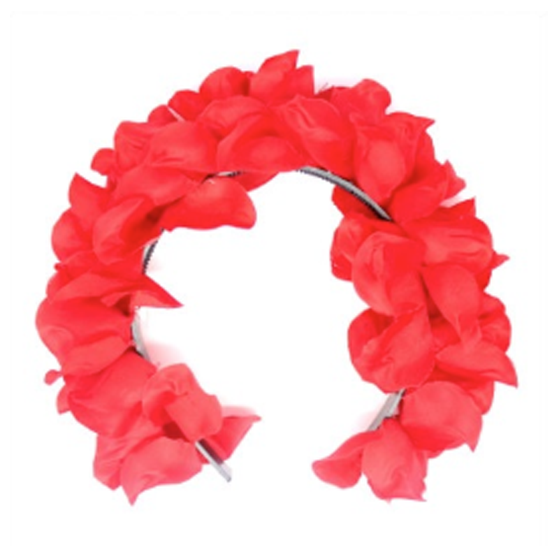 Hawaiian Flower Headband - Red